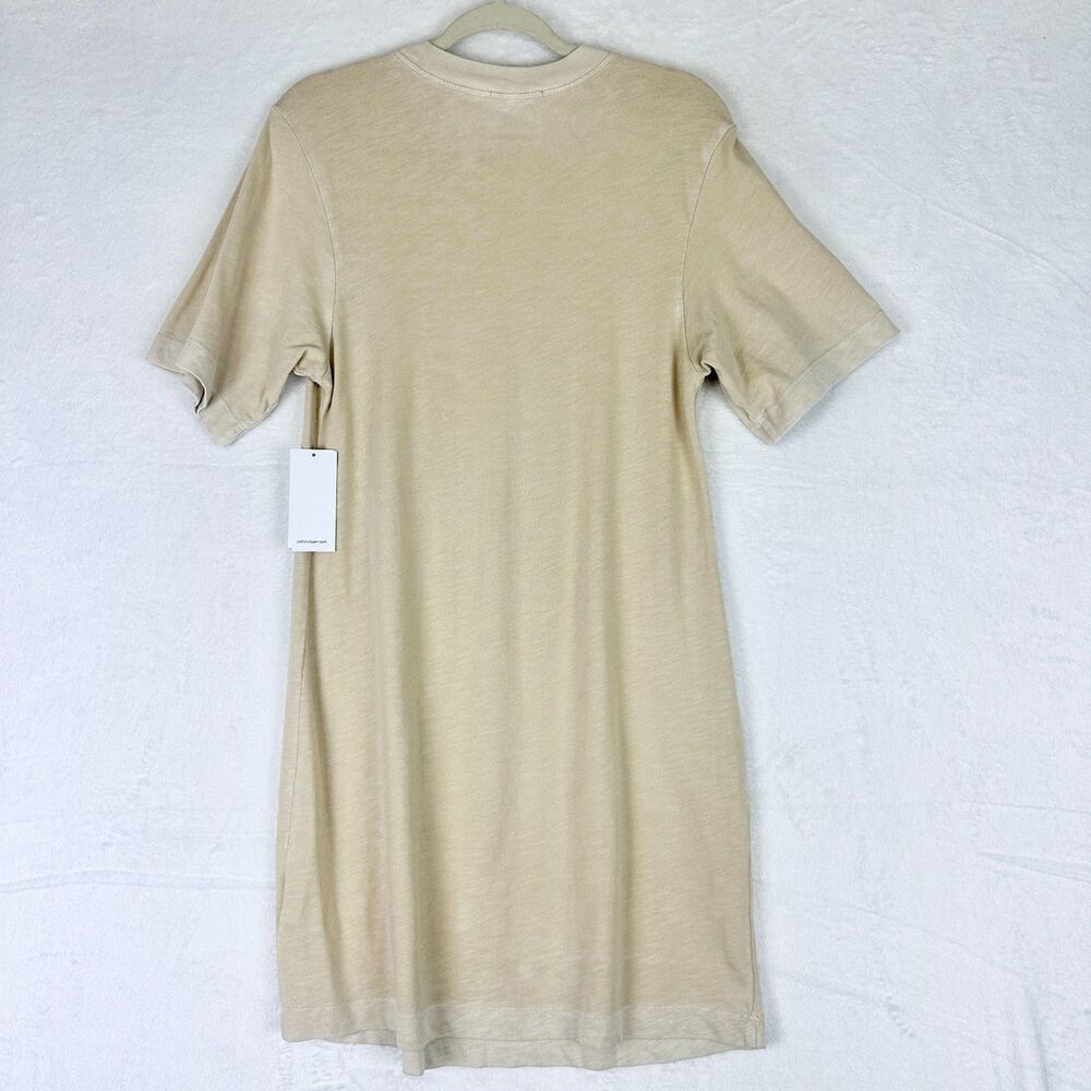 Cotton Citizen Tokyo Mini Dress Size Medium NWT Vintage Oatmeal Casual Neutral - Picture 3 of 7